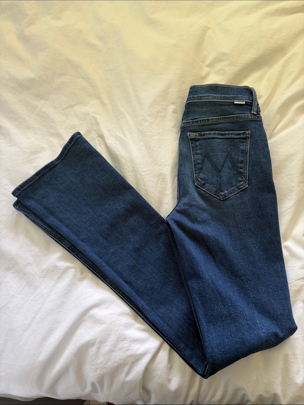 MOTHER Dark Blue Skinny Jeans
